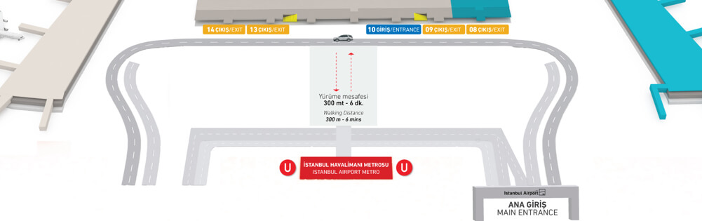 Схема метро М11 и аэропорта